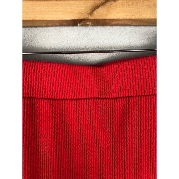 Sanctuary  Ribbed Pencil Skirt Women's Size XXS Higher in Ruby NEW - Picture 3 of 6